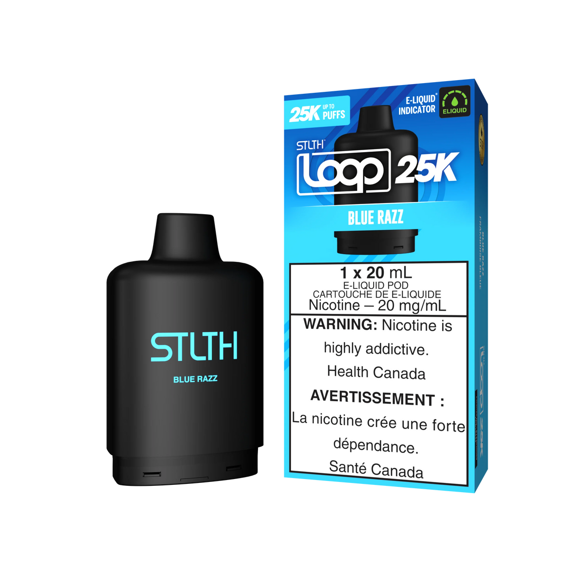 Blue Razz - STLTH Loop 25K Vape Pod