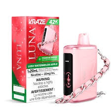 Lush Watermelon Apple - Kraze Luna Disposable Vape (42k Puffs)