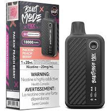 Packin Peach Berry - Flavour Beast Beast Mode Max 2 18K Disposable Vape (20mL)