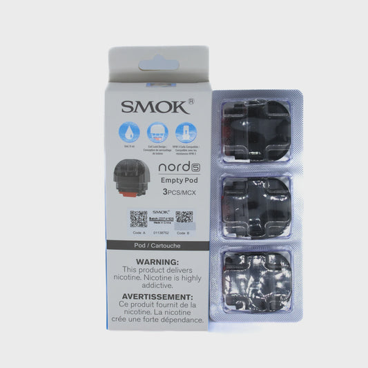 Smok Nord 5 Empty Pod (3 Pack) [CRC)
